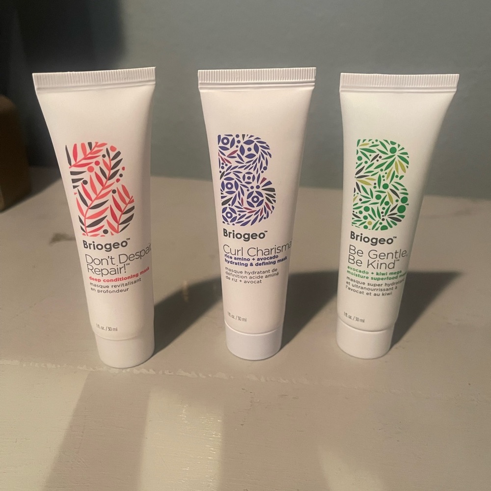 Briogeo Trio. New. Travel sizes